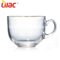 Lilac 500ml handmade glass coffee cups